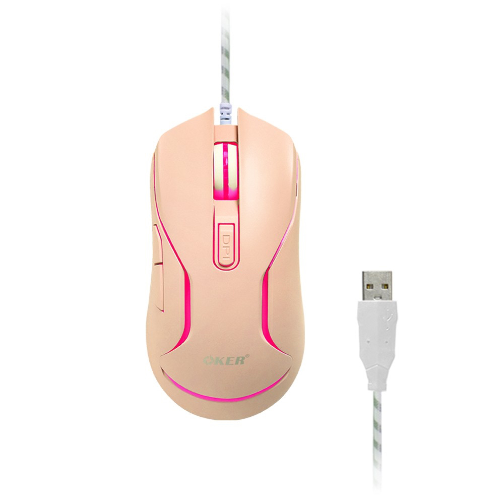 Oker X25 6D Wired LED Gaming Mouse (1200 – 3600DPI)